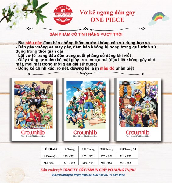 Vở kẻ ngang dán gáy
