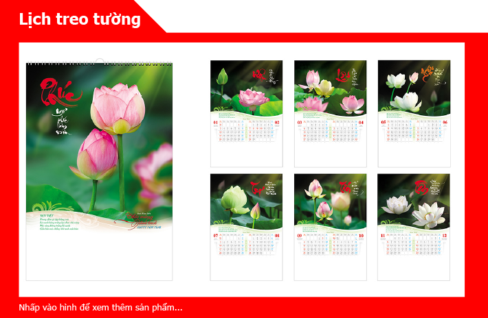 In lịch tết