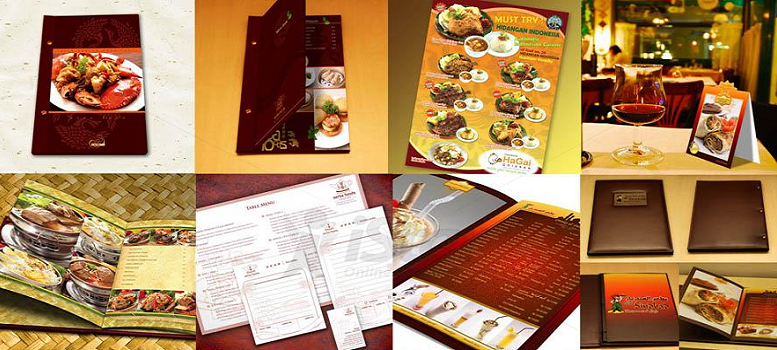 In menu nhà hàng