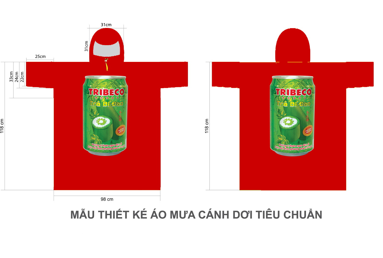 In áo mưa cánh dơi