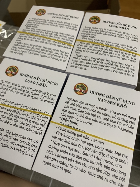 In phiếu hướng dẫn sử dụng