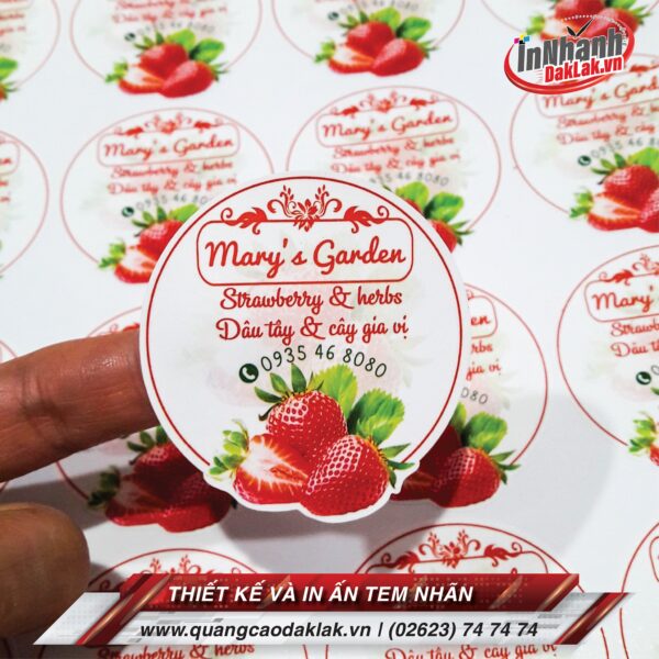 In tem nhãn decal nhựa