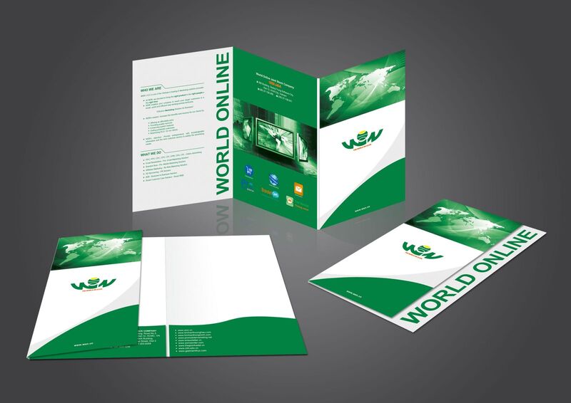 In ấn Folder, giấy tiêu đề