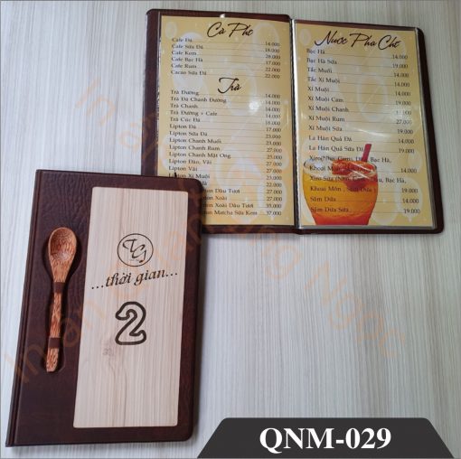 In ấn menu