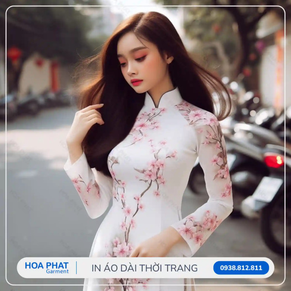 In áo dài thời trang