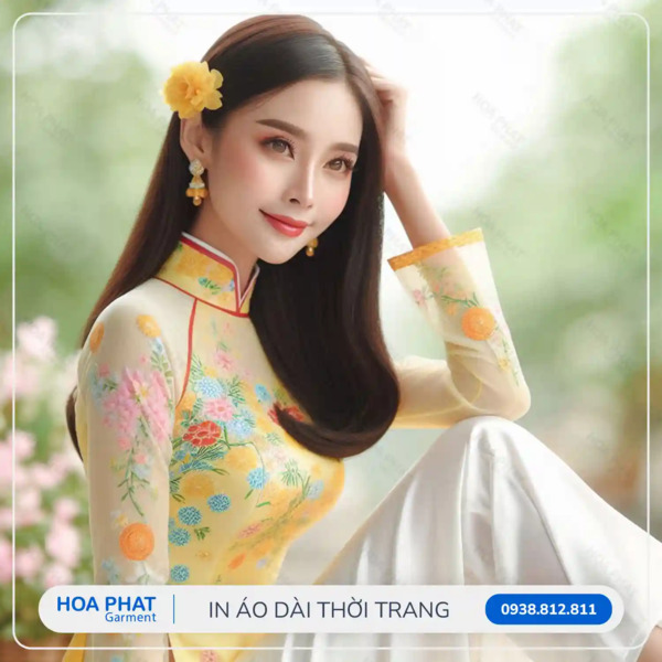 In áo dài thời trang