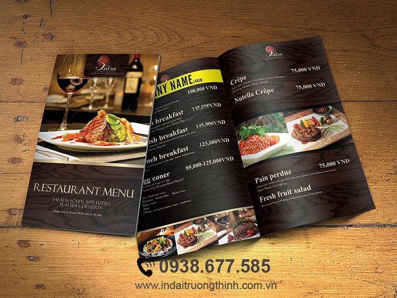 In brochure
