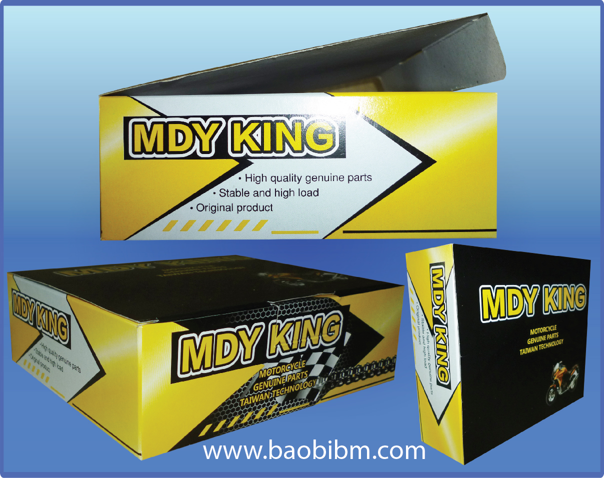 In hộp carton bồi in offset