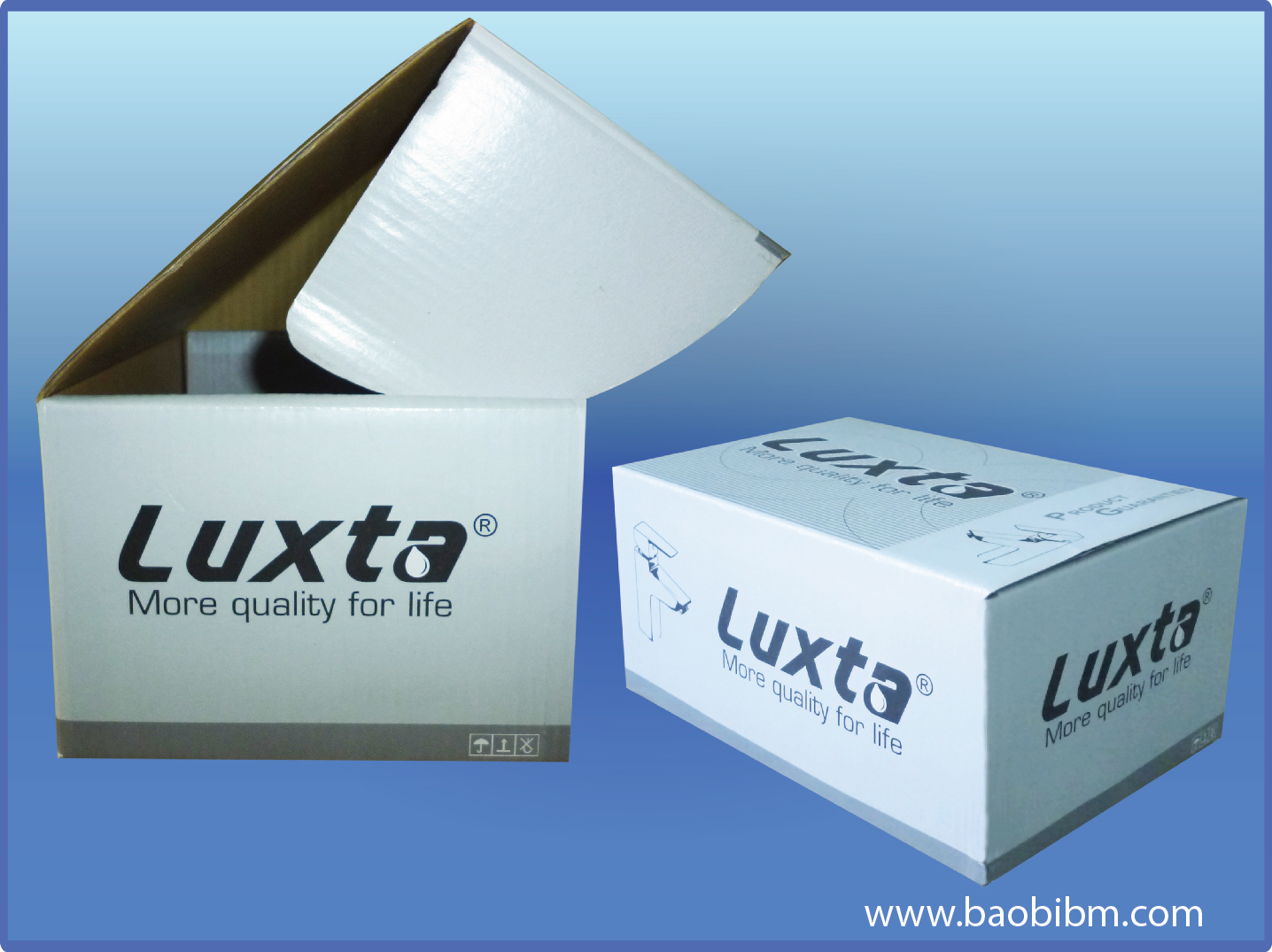 In hộp carton bồi in offset