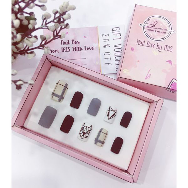 In hộp giấy đựng Nail Box