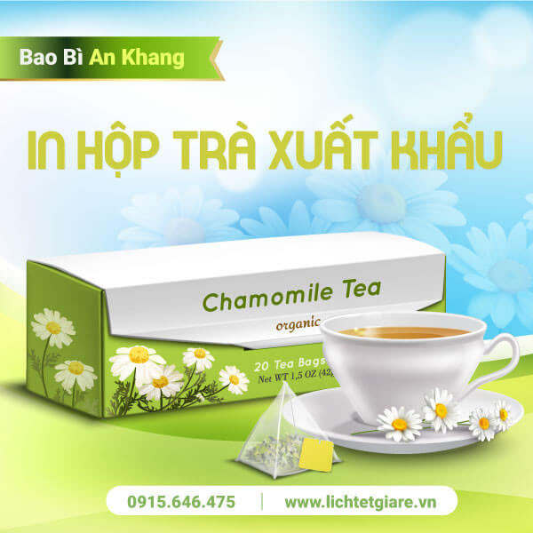 In hộp trà xuất khẩu