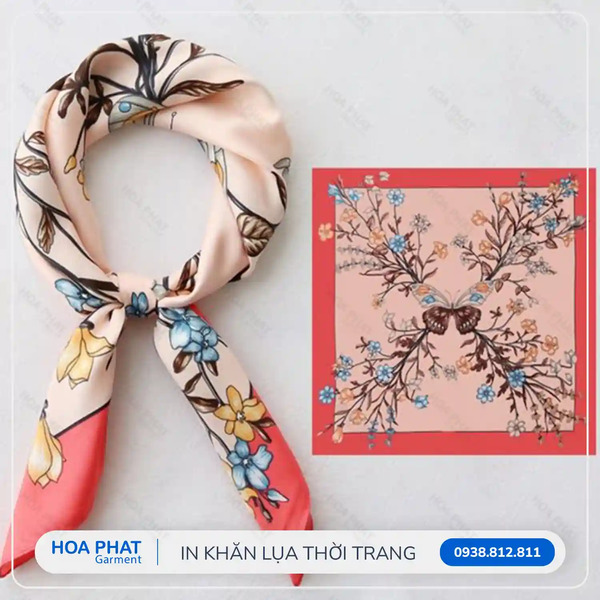 In khăn lụa thời trang