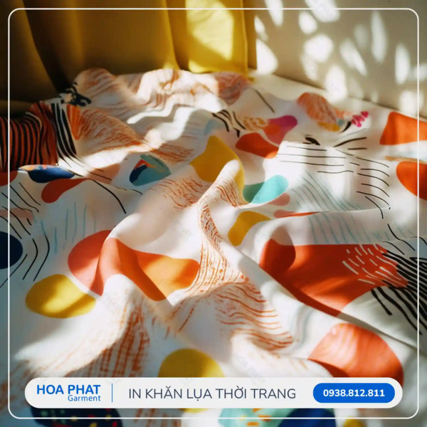 In khăn lụa thời trang