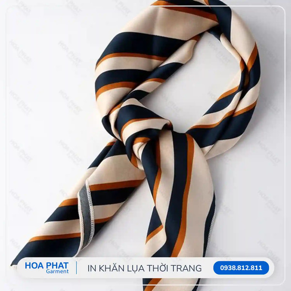 In khăn lụa thời trang