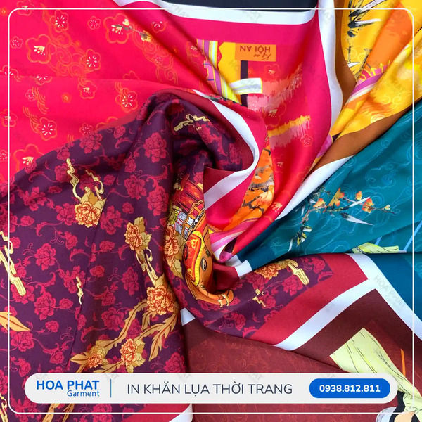 In khăn lụa thời trang