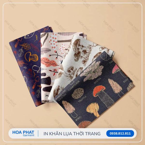 In khăn lụa thời trang