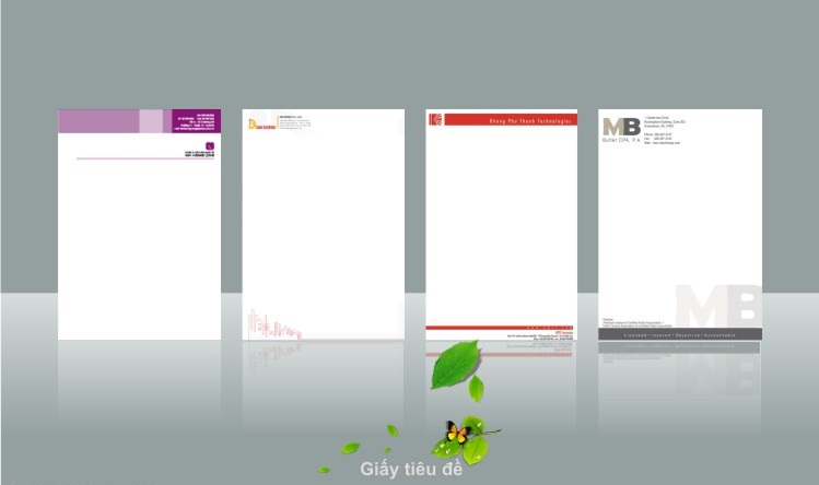 In letterhead