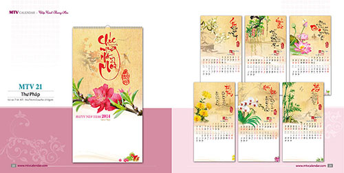 In lịch tết