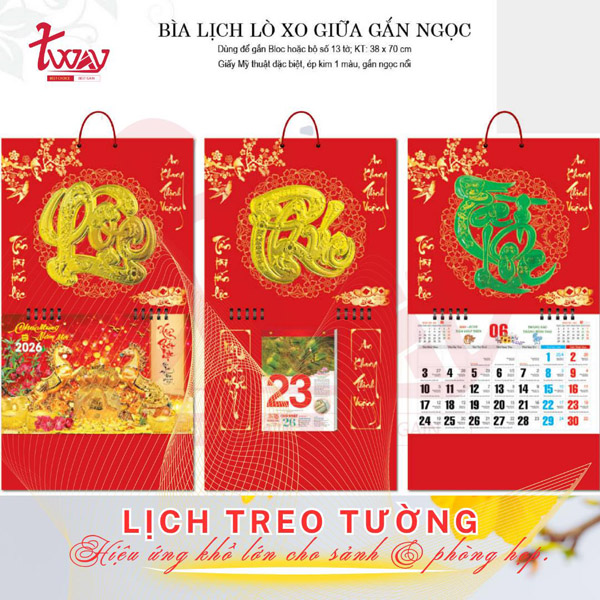 In lịch treo tường