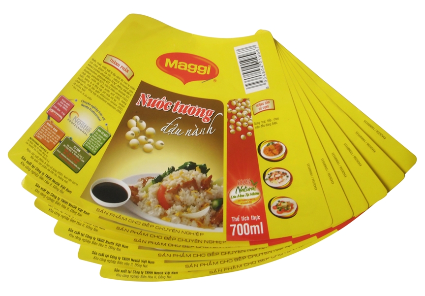 In nhãn hàng, in nhãn Decal nhựa