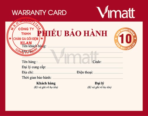 In phiếu bảo hành
