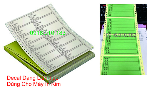 In tem dán liên tục