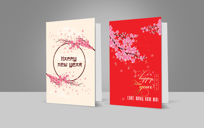 In thiệp năm mới