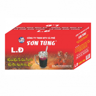 In thùng giấy đựng cà phê