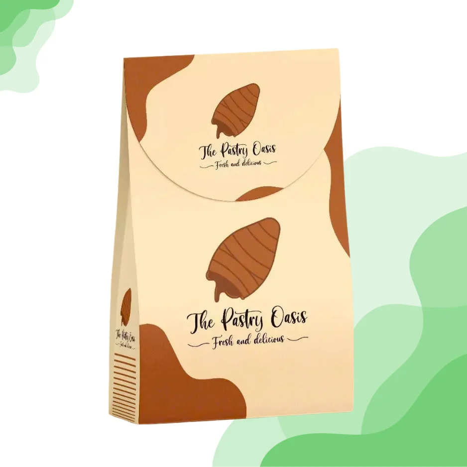In túi giấy thức ăn