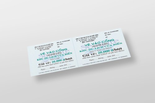 In vé vào cổng
