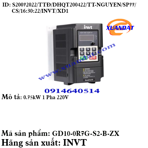 Biến tần INVT