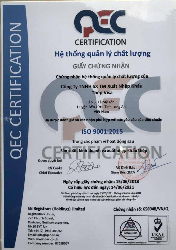 Chứng chỉ, chứng nhận