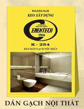 Keo dán gạch nội thất