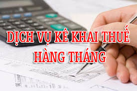 Dịch vụ kê khai thuế hàng tháng