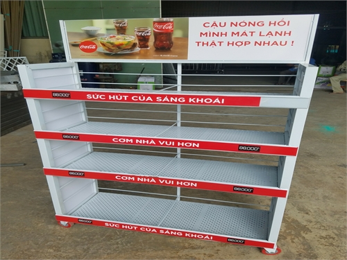 Sơn tĩnh điện kệ quảng cáo