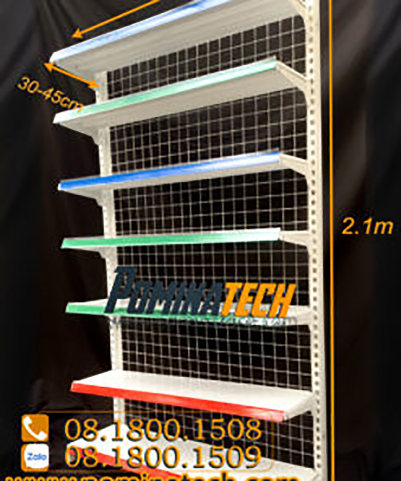 Kệ đơn lưới 6 tầng