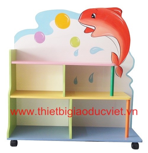 Kệ gỗ mầm non KT 05