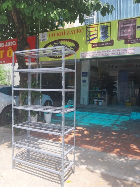 Kệ mặt lưới 7 tầngD120xR40xC240