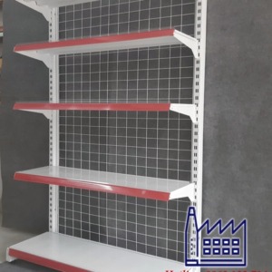 Kệ siêu thị mini vạch lưới 5 tầng D120xC180
