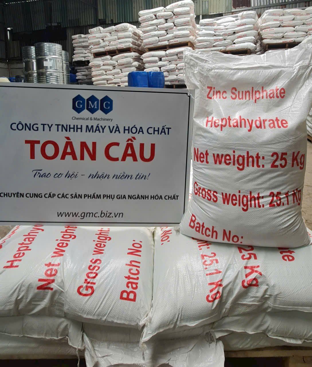 Kẽm Sulfate (ZnSO4.7H2O)