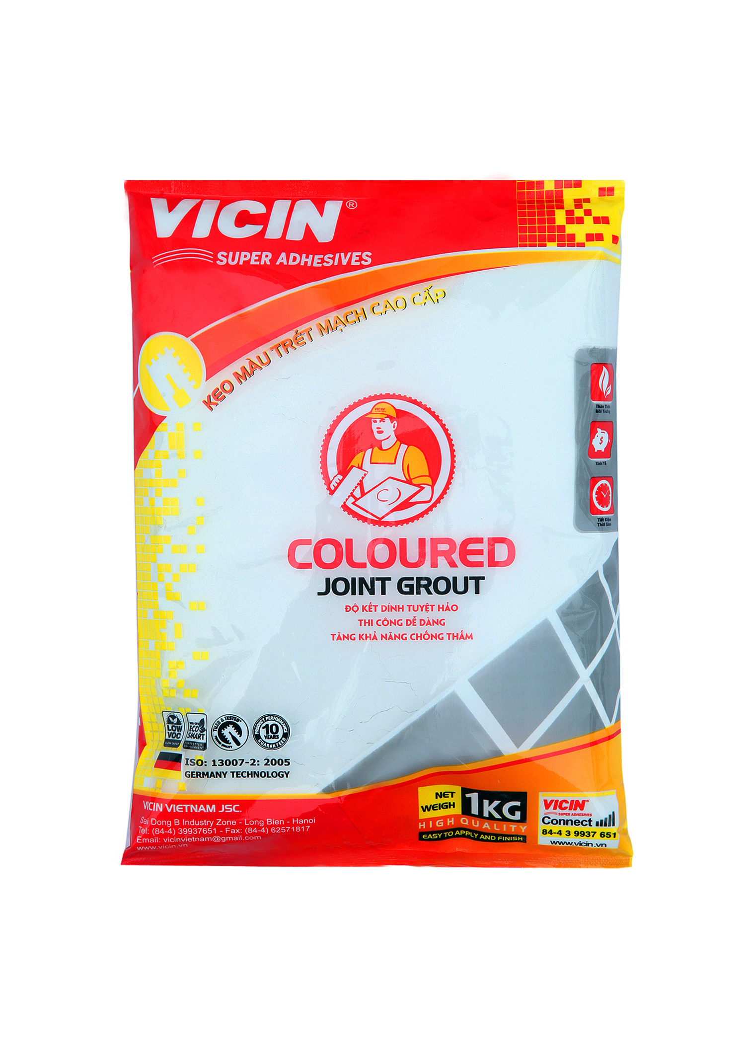 Keo trét mạch Vicin White Color