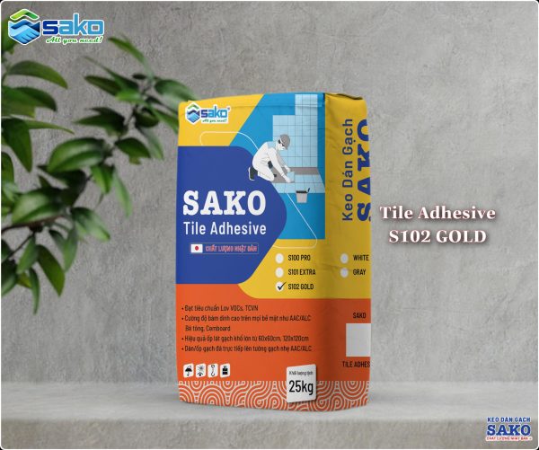 Keo dán gạch SaKo S102 Gold