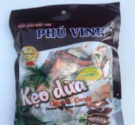 Kẹo dừa ca cao 125gram