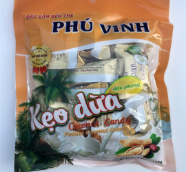 Keo dừa đậu phộng 125gram