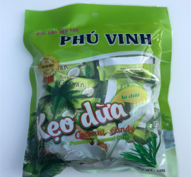 Kẹo dừa lá dứa 125gram