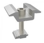 Kẹp giữa 2 tấm pin, button, tán inox
