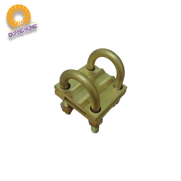 Kẹp 4 chân dây cáp - băng đồng