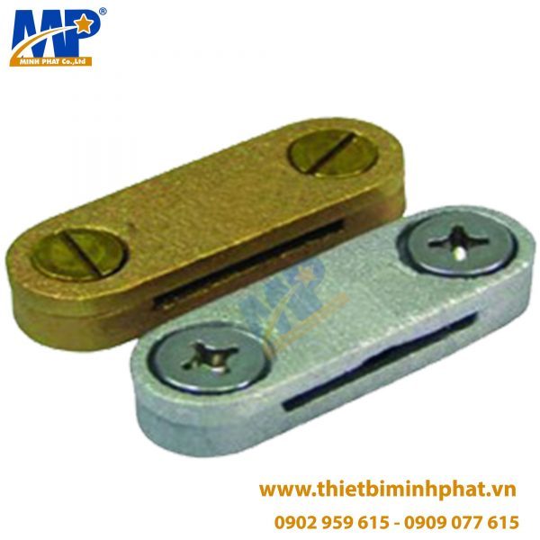 Kẹp thanh đồng/thanh nhôm 2 ngã cho hệ thống chống sét
