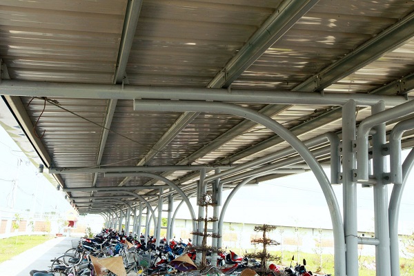 Kết cấu thép nhà xe