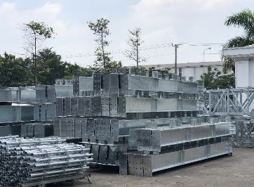 Kết cấu khung kèo thép mạ kẽm